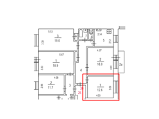 ГП16975978.Квартира.План этажа (поэтажный) с указанием границ реализуемого объекта.png