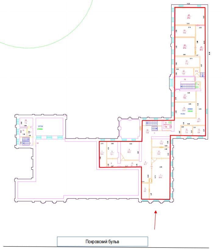 ГП16963439.Нежилое помещение.План этажа (поэтажный) с указанием границ реализуемого объекта.jpg