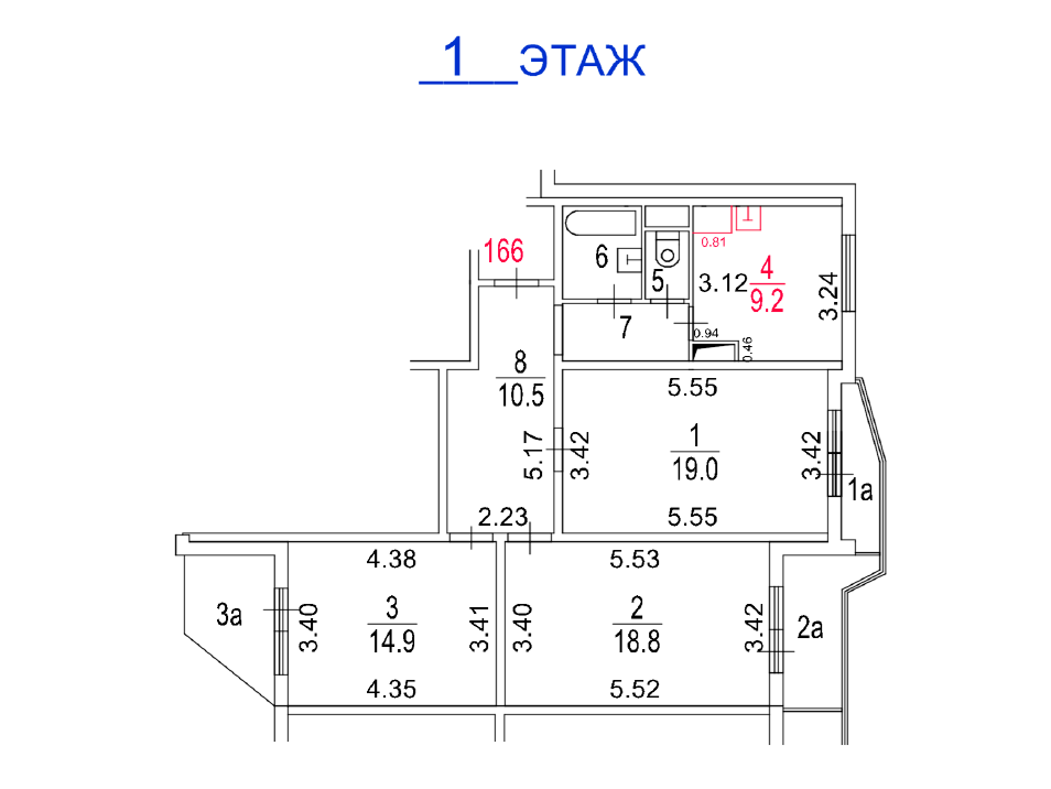 ГП16964079.Квартира.План этажа (поэтажный) с указанием границ реализуемого объекта.png