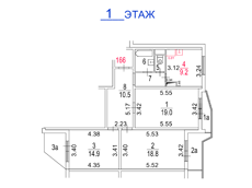 ГП16964079.Квартира.План этажа (поэтажный) с указанием границ реализуемого объекта.png