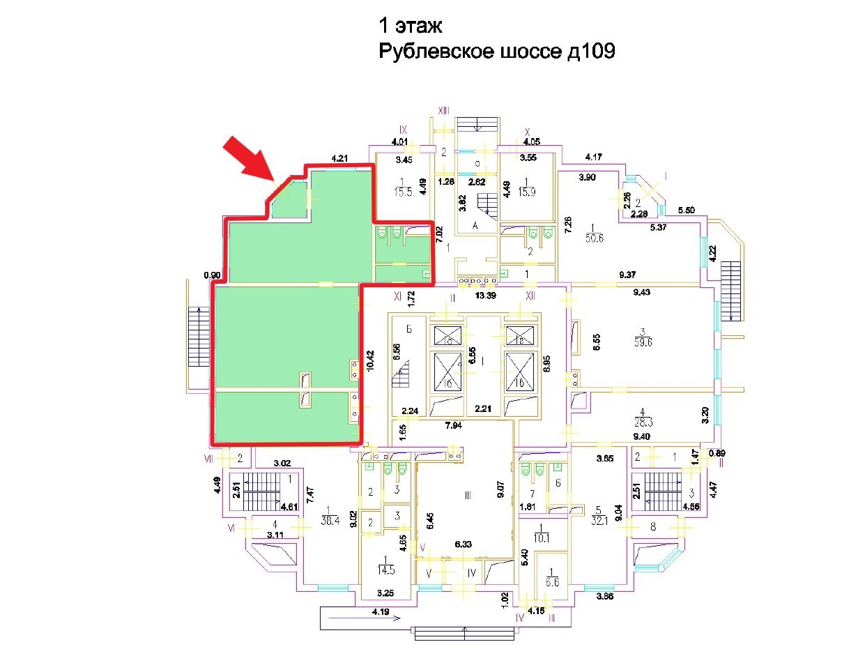 ГП16966831.Нежилое помещение.План этажа (поэтажный) с указанием границ реализуемого объекта.jpg