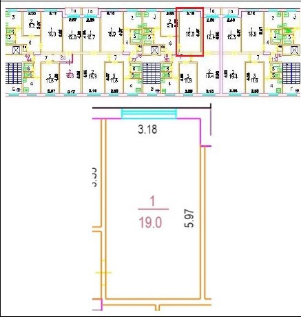 ГП16974015.Квартира.План этажа (поэтажный) с указанием границ реализуемого объекта.jpg