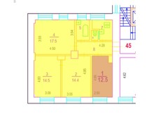 ГП16968910.Квартира.План этажа (поэтажный) с указанием границ реализуемого объекта.jpg