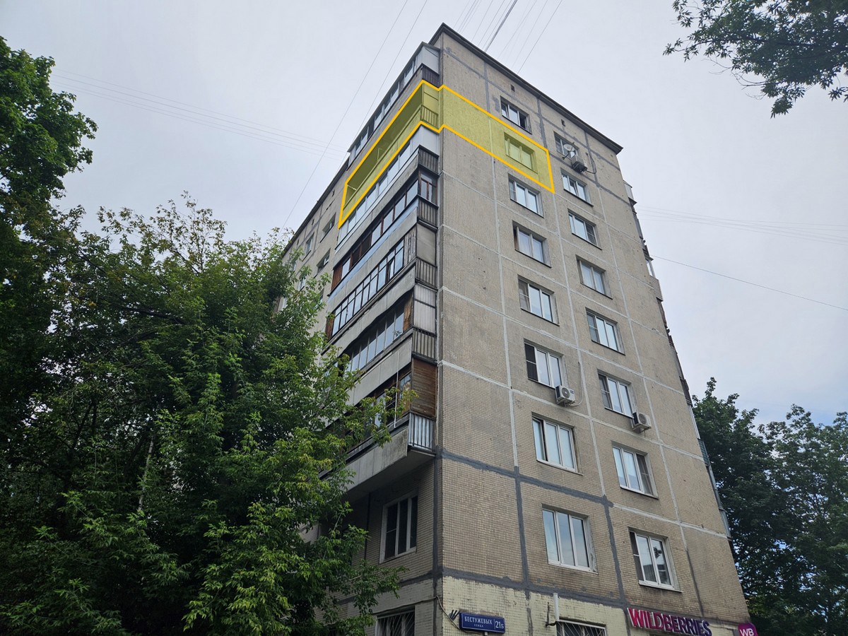 ГП16963999.Квартира.Фасад здания с выделенными окнами реализуемого объекта.jpg