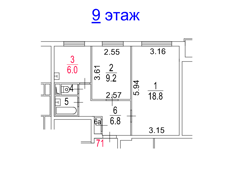 ГП16965415.Квартира.План этажа (поэтажный) с указанием границ реализуемого объекта.png