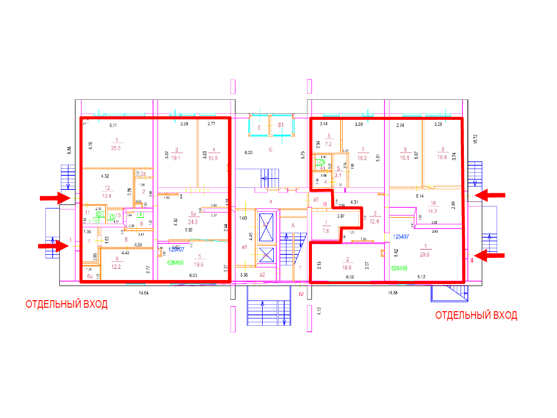 ГП16970041.Нежилое помещение.План этажа (поэтажный) с указанием границ реализуемого объекта.png