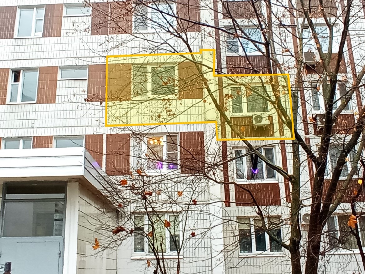 ГП16974865.Квартира.Фасад здания с выделенными окнами реализуемого объекта.jpg