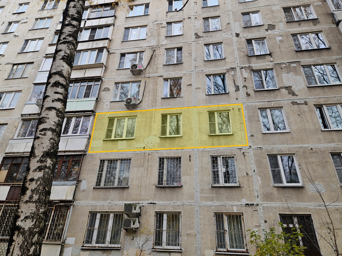 ГП16974866.Квартира.Фасад здания с выделенными окнами реализуемого объекта.jpg