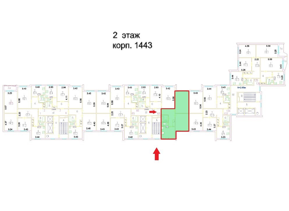 ГП16974857.Квартира.План этажа (поэтажный) с указанием границ реализуемого объекта.jpg