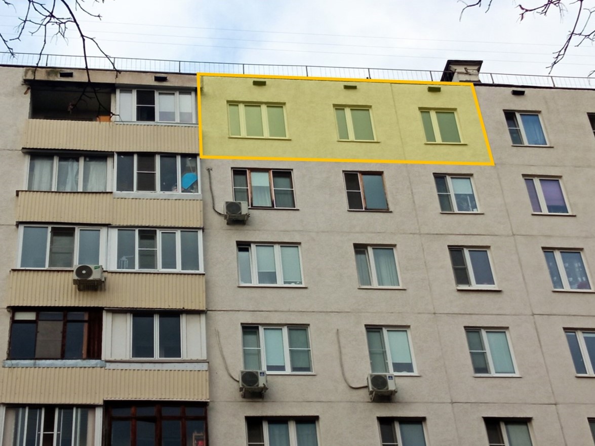 ГП16974775.Квартира.Фасад здания с выделенными окнами реализуемого объекта.jpg