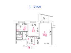 ГП16974856.Квартира.План этажа (поэтажный) с указанием границ реализуемого объекта.png