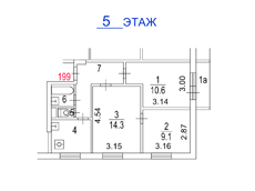 ГП16965767.Квартира.План этажа (поэтажный) с указанием границ реализуемого объекта.png