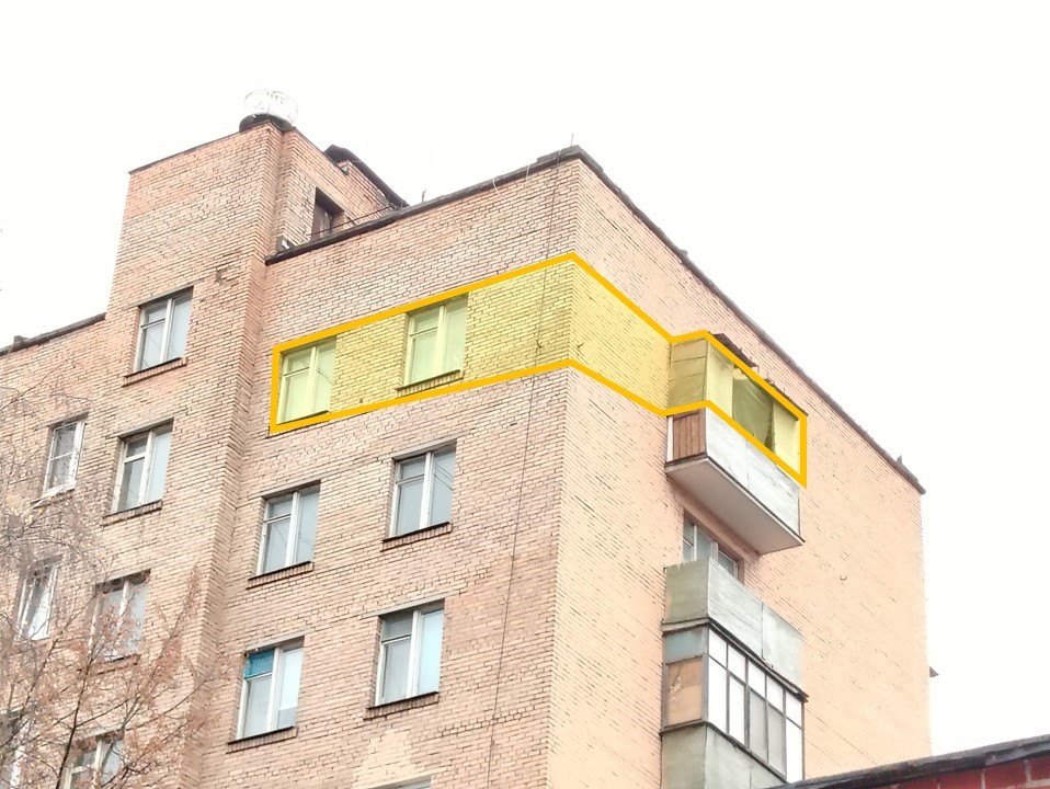 ГП16975870.Квартира.Фасад здания с выделенными окнами реализуемого объекта.jpg