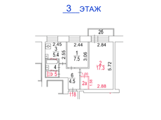 ГП16975606.Квартира.План этажа (поэтажный) с указанием границ реализуемого объекта.png