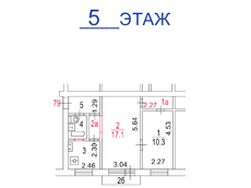 ГП17000940.Квартира.План этажа (поэтажный) с указанием границ реализуемого объекта.png
