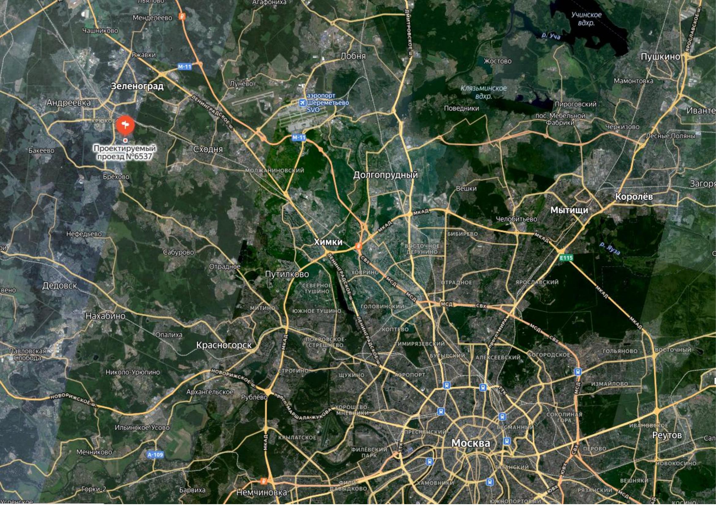 ГП16953575.Некапитальный объект.Положение объекта относительно близлежащих дорог или автомагистралей.jpg